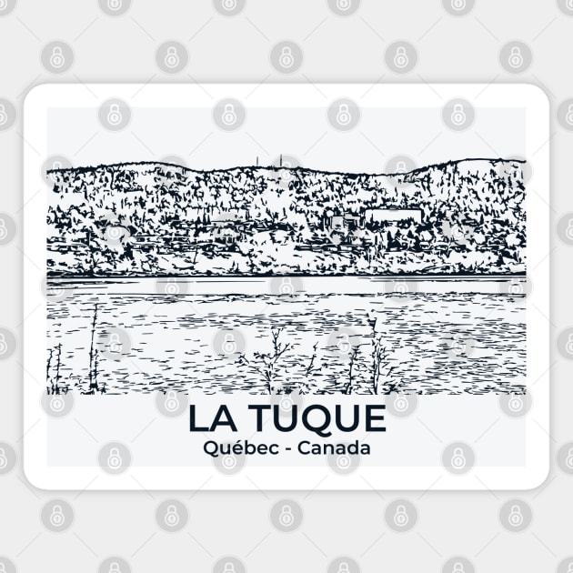 La Tuque - Québec Magnet by Lakeric